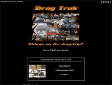 Tablet Screenshot of dragtruk.com